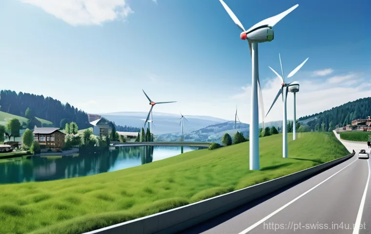 스위스 환경 보호 정책 - **Prompt 1: Serene Alpine Conservation**
    "A stunning, high-definition panoramic shot of the Swis...