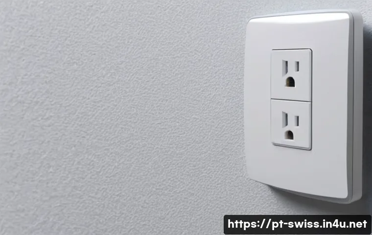 스위스의 전기 콘센트 규격 - A detailed close-up of a Swiss electrical outlet and plug (Type J) showcasing the three round pins w...